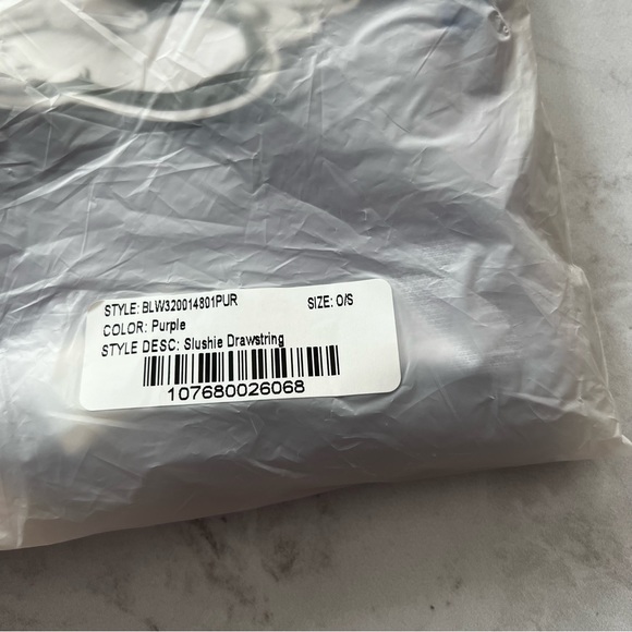 NWT Boys Lie Purple Slushie Unreleased Drawstring Bag - Picture 9 of 9